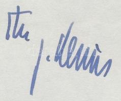 1966 Josef Klaus (1910-2001) osztrák kancellár (1964-1970) aláírása német nyelvű levélen /

1966 The...