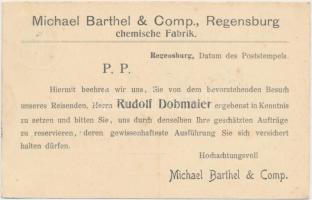 Michael Barthel & Comp. Chemische Fabrik / Chemical factory advertisement (EK)