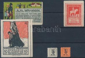 1915-1916 Militária 5 db segélybélyeg (R)