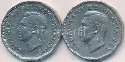 Kanada 1946-1950. 5c Ni (2x) T:2-
Canada 1946-1950. 5 Cents Ni (2x) C:VF