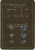 Vanuatu 1983. 1V - 50V 6xklf db, forgalmi szett felbélyegzett kartonlapon T:1 
Vanuatu 1983. 1 Vatu ...