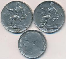 Olaszország 1920-1928. 50c Ni + 1L Ni (2x) T:2-,3
Italy 1920-1928. 50 Cent Ni + 1 Lire Ni (2x) C:VF,...