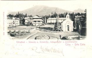 Tátrafüred, Schmecks m. Gerlsdorfer-, Schlagendorfer- und Lomnitzerspitze / Mountains