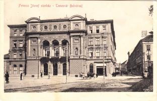 Temesvár, Ferencz József színház, Feder R. Ferenc saját felvétele és kiadása / theatre (EB)