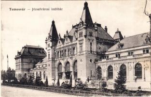 Temesvár, Józsefvárosi indóház / railway station