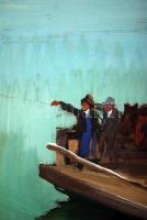 Meilinger Dezső (1892-1960): Kompon 1935. Tempera, karton, jelzett, újszerű keretben 70x80 cm