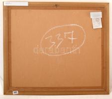 Meilinger Dezső (1892-1960): Kompon 1935. Tempera, karton, jelzett, újszerű keretben 70x80 cm