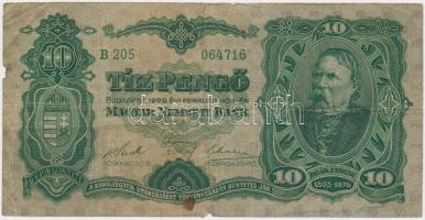 1929. 10P "Deák Ferenc" T:III,III- Adamo P8