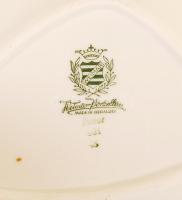 Weimar tálka készlet, matricás egyiken lepattanás, jelzett, 12×9 cm (6×), 18×25 cm