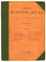 Werner, O.: Katholischer Missions-Atlas. Neunzehn Karten in farbendruck mit begleitendem Text von -- Freiburg im Breisgau, 1884, Herder'sche Verlagshandlung. Kiadói félvászon kötésben, korának megfelelő állapotban. 31x24cm