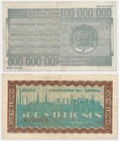 Németország / Weimari Köztársaság / Essen 1923. 100.000.000M + Hamborn am Rhein 1923. 500.000.000M T...
