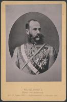 cca 1860 Ferenc József császár fotója / Photo of Emperor Franz Joseph 17x11 cm