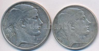 Belgium 1949. 20Fr Ag + 1954. 50Fr Ag T:2,2-
Belgium 1949. 20 Francs Ag + 1954. 50 Francs Ag C:XF,VF