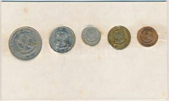 Fülöp-szigetek 1960-1966. 1c-50c 5xklf, fémpénz szett T:2,3
Philippines 1960-1966. 1 Centavo - 50 Ce...