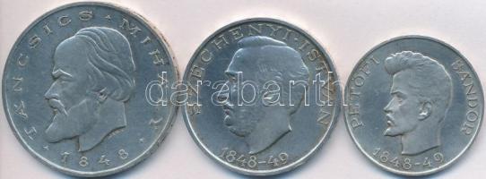 1948. 5Ft Ag "Petőfi" + 10Ft Ag "Széchenyi" + 20Ft Ag "Táncsics" &quot...