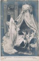 Le Lion Amoureux / Erotic nude art postcard s: H. Courselles