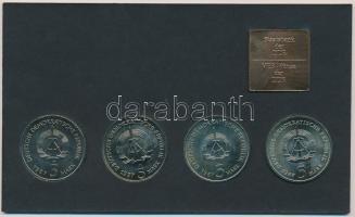 NDK 1978. 5M Cu-Ni (4xklf) "Berlin 750 éves" + "Berlin" emlékérem, díszszett T:B...