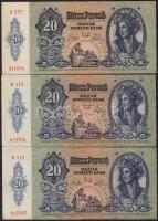 1936. 10P (3x) + 1941. 20P (3x) T:I,I-