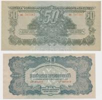 1944. 20P + 50P "A Vörös Hadsereg Parancsnoksága" T:II,I-