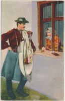 Hortobágy, Az ablaknál, szerelmes pár (EK)