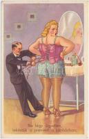 6 db RÉGI motívumlap; humoros 'Rekord' grafikai lapok / 6 old motive cards; 'Rekord&#...