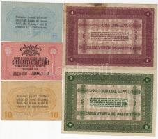 Olaszország/Velence/osztrák-magyar megszállás 1918. 5c,2L T:I 10c,50c,1L T:II+,II