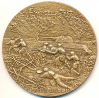 Lengyelország ~1980. "A Lengyel Néphadsereg / Lenino 1943. X. 12-13." Br emlékérem eredeti...