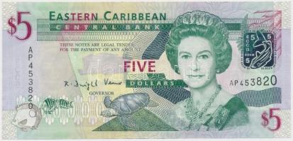 Kelet-Karibi Államok 2003. 5$ T:II-,III szép papír Eastern Caribbean States 2003. 5 Dollars C:VF,F fine paper