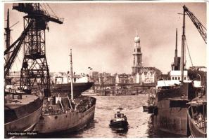 Hamburg Hafen / port, ships (cut)