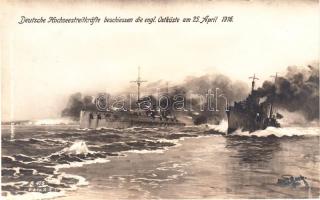 1916 Hochseestreitkräfte beschiessen die engl. Ostküste / German navy, battle against English fleet s: Bock (cut)