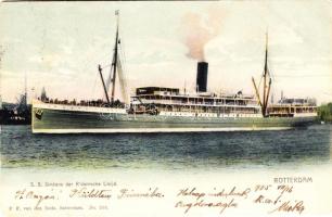 SS Sindoro der Rdamsche Lloyd, Rotterdam (small tear)