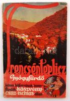 Trencsénteplicz, a Kárpátok gyöngye. Bp., [cca 1910], Légrády. A trencséntelpici/hőlaki gyógyfürdő részletes, sok szempontú ismertetője, sok érdekes fényképpel. Kicsit kopott papírkötésben, egyébként jó állapotban. /  Trencsénteplicz, the Pearl of the Carpathians. Budapest, [cca 1910], Légrády. The detailed guide of the thermal bath of Trančianska Teplá, with many interesting photographs. In a bit worn out paper binding, otherwise in good condition.