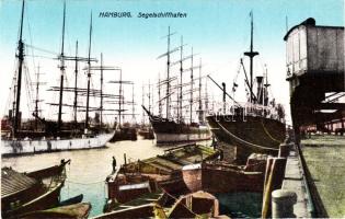 Hamburg, Segelschiffhafen / sailing ship port (cut)