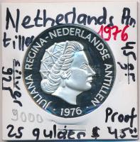 Holland Antillák 1976. 25G Ag "Andrew Doria" T:PP Netherlands Antilles 1976. 25 Gulden Ag "Andrew Doria" C:PP