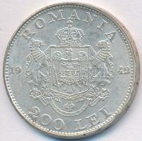 Románia 1942. 200L Ag T:2-
Romania 1942. 200 Lei Ag C:VF