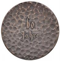 NSZK 1969. "Kurt Jaeger numizmatikus 60 éves" jelzett Ag emlékérem. Szign.: Franz Dákay (5...