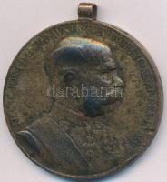 1898. "Jubileumi Emlékérem Fegyveres Erő Számára / Signum memoriae (AVSTR)" Br kitüntetés mellszalag nélkül T:3 Hungary 1898. "Commemorative Jubilee Medal for the Armed Forces" decoration without ribbon C:VG NMK 249.