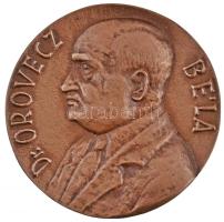 1973. "Dr. Oravecz Béla / Országos Mentőszolgálat 25 éves jubileuma emlékére" Br plakett eredeti tokban (68mm) T:1- Hungary 1973. "Béla Oravecz, Dr. / 25th Anniversary of the National Ambulance Service" Br plaque in original case (68mm) C:AU