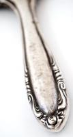 Ezüst (Ag.) kézitükör, ezüst (Ag.) hajkefe és ruhakefe, jelzettek, bruttó:512 g, 27×14 cm, h:23 és 1...