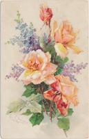 Flowers, litho s: C. Klein (EB)