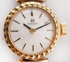 Tissot női mechanikus karóra, fém szíjjal, működik, jelzett