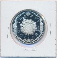 Brit Vrigin-szigetek 1985. 20$ Ag "II. Erzsébet" T:PP
British Virgin Islands 1985. 20 Doll...