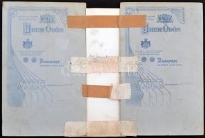 cca 1880-1900 a Báró Buttler család fotó és nyomtatvány hagyatéka, halotti jelentések családi fotók