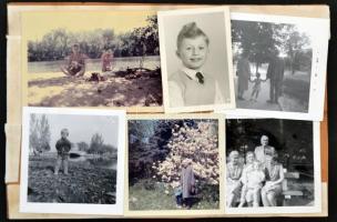 cca 1880-1900 a Báró Buttler család fotó és nyomtatvány hagyatéka, halotti jelentések családi fotók