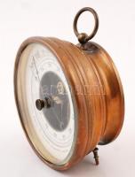 cca 1930 Antik asztali barométer, Klein Dezső, Budapest IV., Kecskeméti utca 14., m: 10,5 cm /

cc...