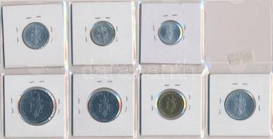 Vatikán 1953. 2L + 1973. 1L + + 1974. 5L + 10L + 50L + 1977. 20L + 100L T:1,1-,2
Vatican 1953. 2 Lir...