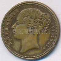 Nagy-Britannia / London 1862. "A kiállítási épület megnyitása" Br zseton (21,5mm) T:2-
Gre...