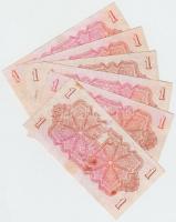 Csehszlovákia 1944. 1K (6x) sorszámkövetők T:vegyes (több hajtatlan, de foltosak)
Czechoslovakia 194...