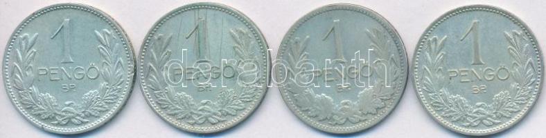 1927-1939. 1P Ag (4x) T:2,2-,3