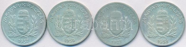 1927-1939. 1P Ag (4x) T:2,2-,3